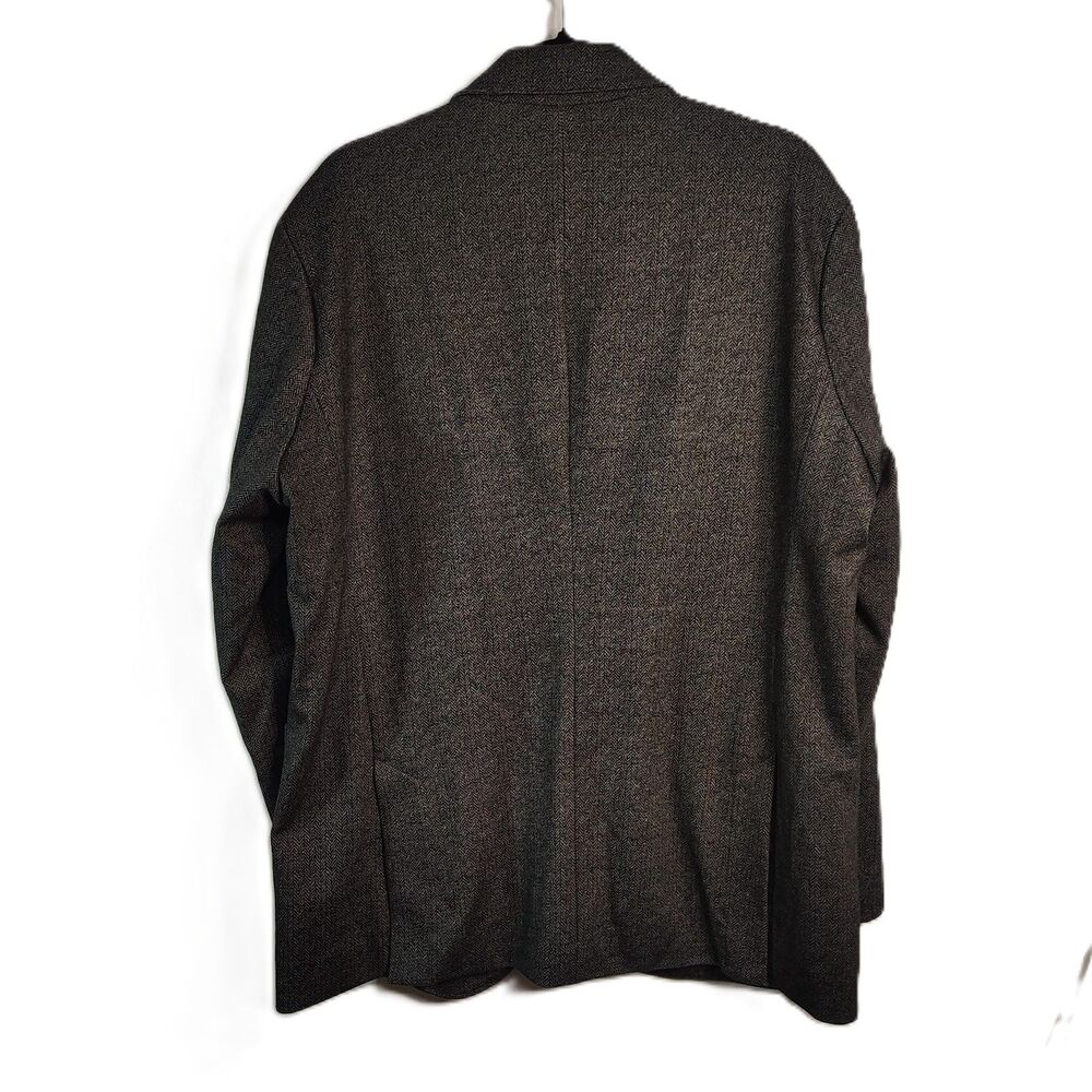 JOS. A BANK Tailored Fit Comfort Stretch Herringbone Knit Sports Coat XL Men - Picture 5 of 7